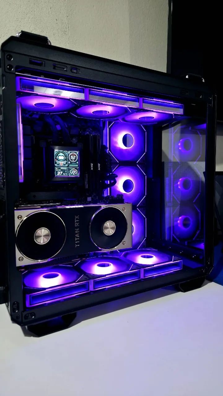 Pc Gamer, IA ou programadores, Ryzen 7 X3D AM5, 32GB DDR5, RTX TITAN 24GB, NVME 1TB 4.0 - Foto 3