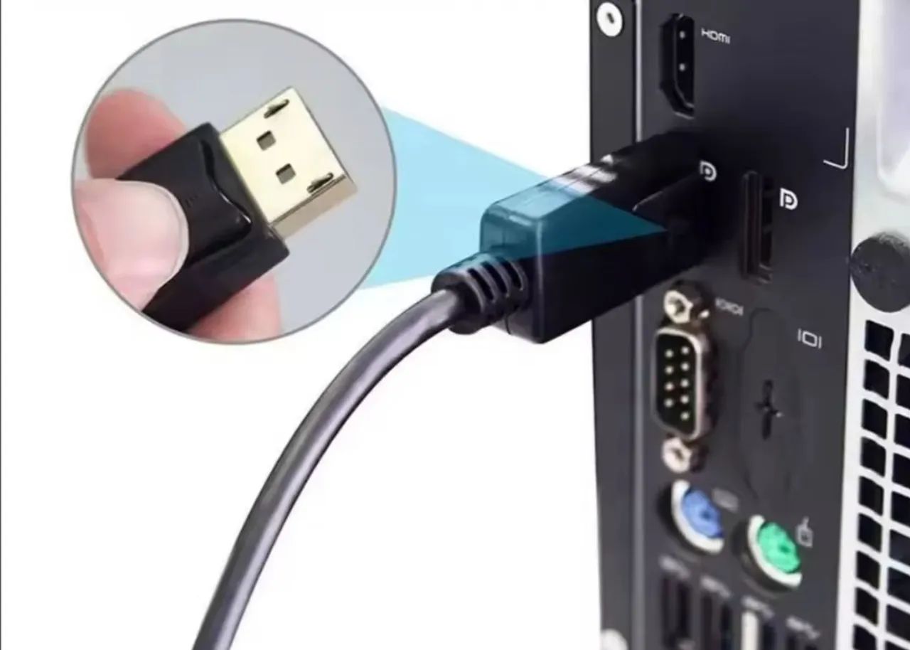 Cabo conversor DisplayPort para VGA 1.8m - Foto 2