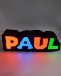 Luminárias com Nome - Personalizadas em Impressão 3D - Foto 2