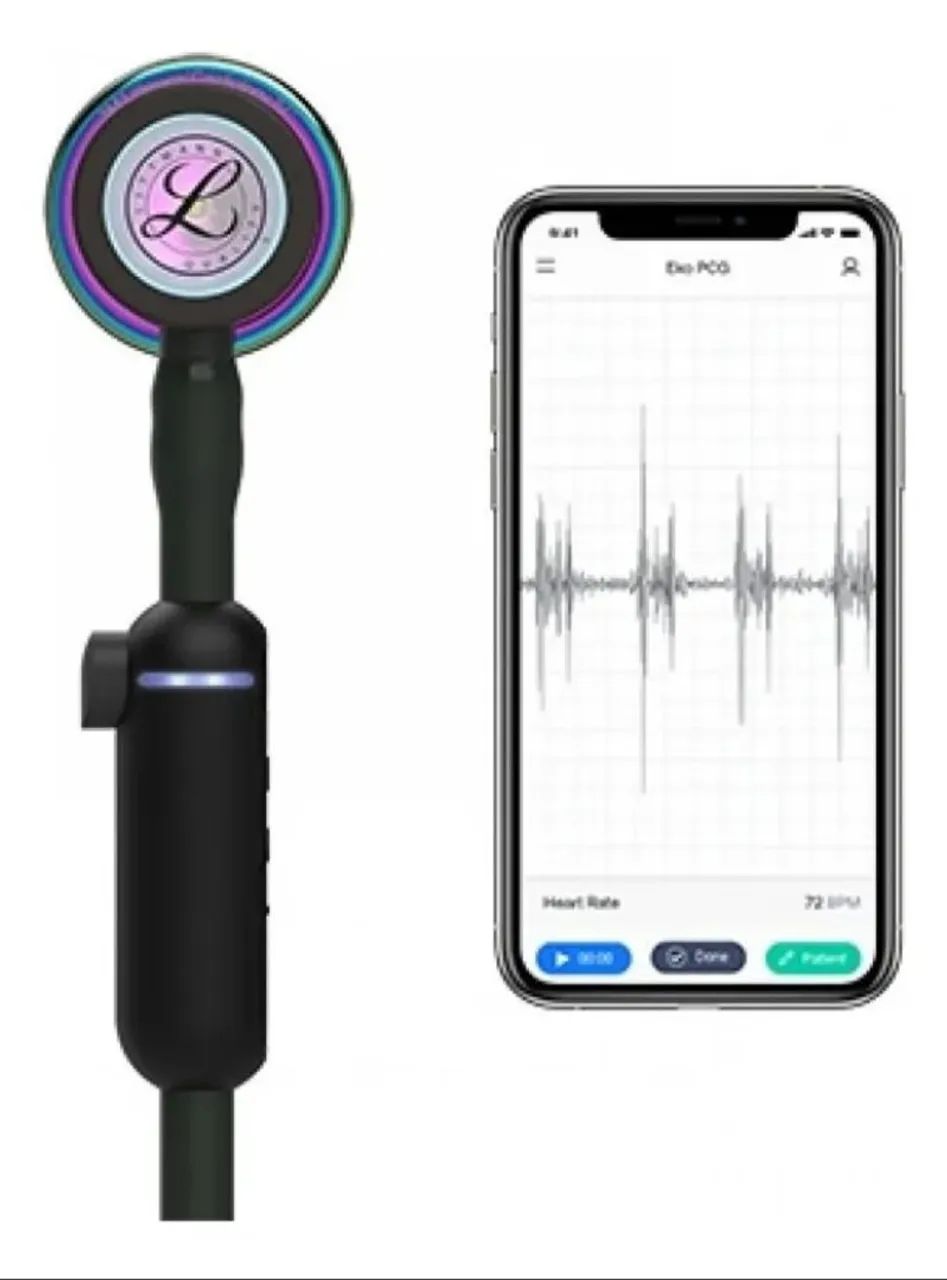 Estetoscópio Littmann IV Core Digital (Rainbow black) - Foto 3