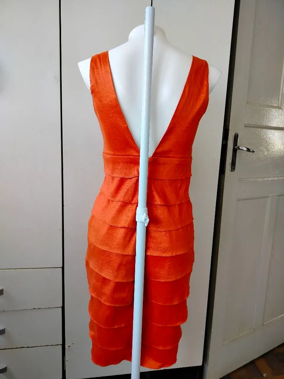 Vestido Forrado e de poliéster  - Foto 2