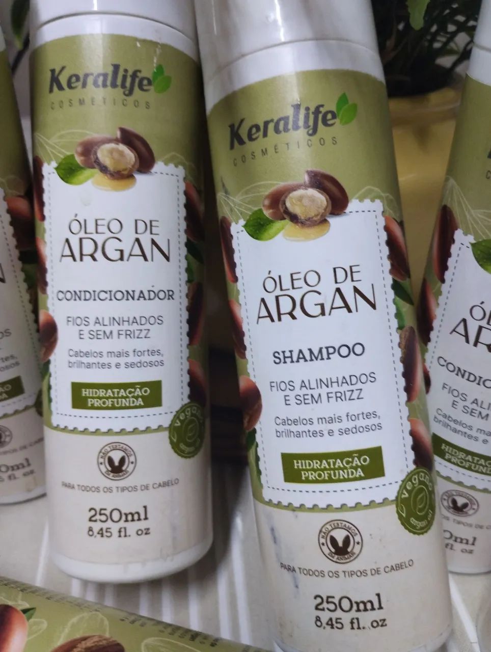 Kit Shampoo e Condicionador Óleo de Argan Keralife - 250ml - Foto 2