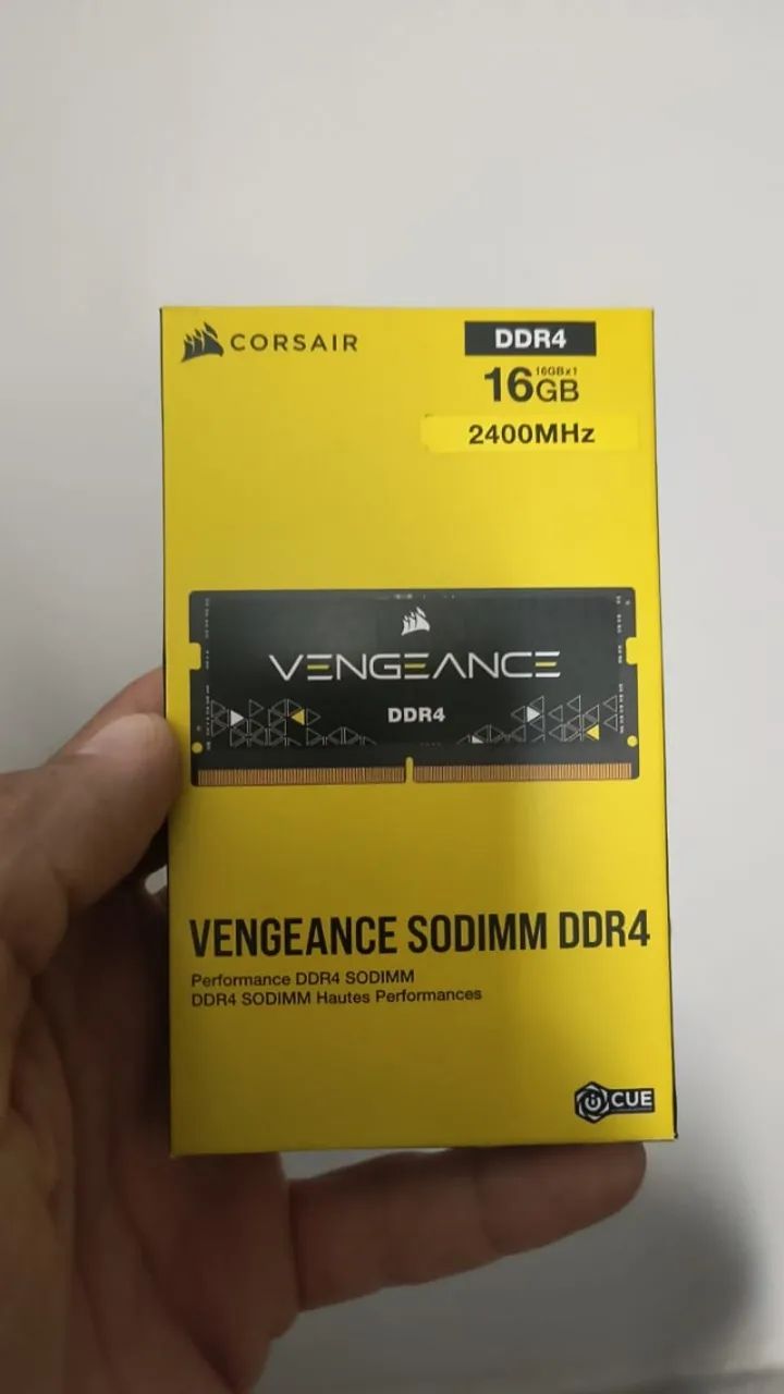 Memória DDR4 16GB Vengeance Corsair Notebook