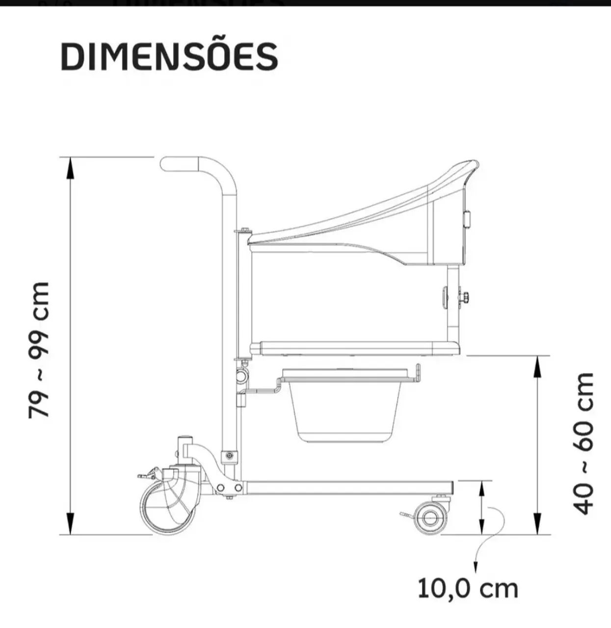 Cadeira de transferência  - Foto 4