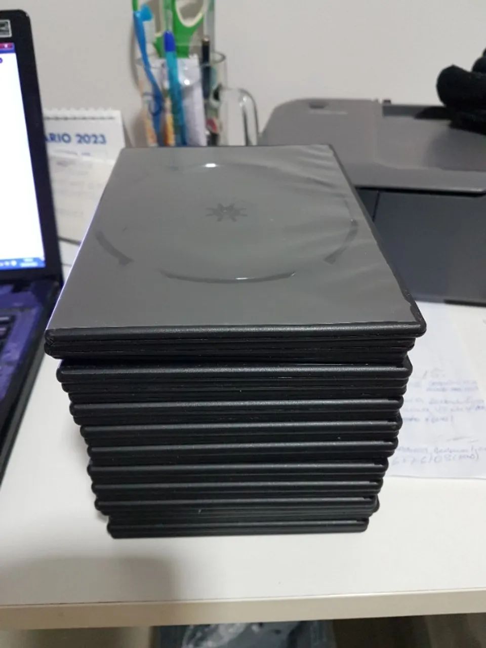 Capa, Box "SLIM" para CD e DVD! KIT COM 40 UNIDADES! - Foto 3