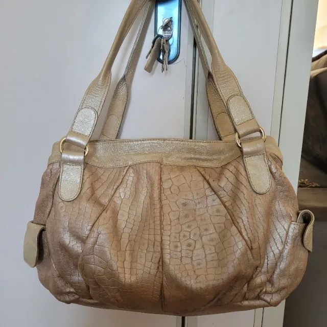 Bolsa Luz da Lua Grande Couro Legítimo (Original) - Foto 6