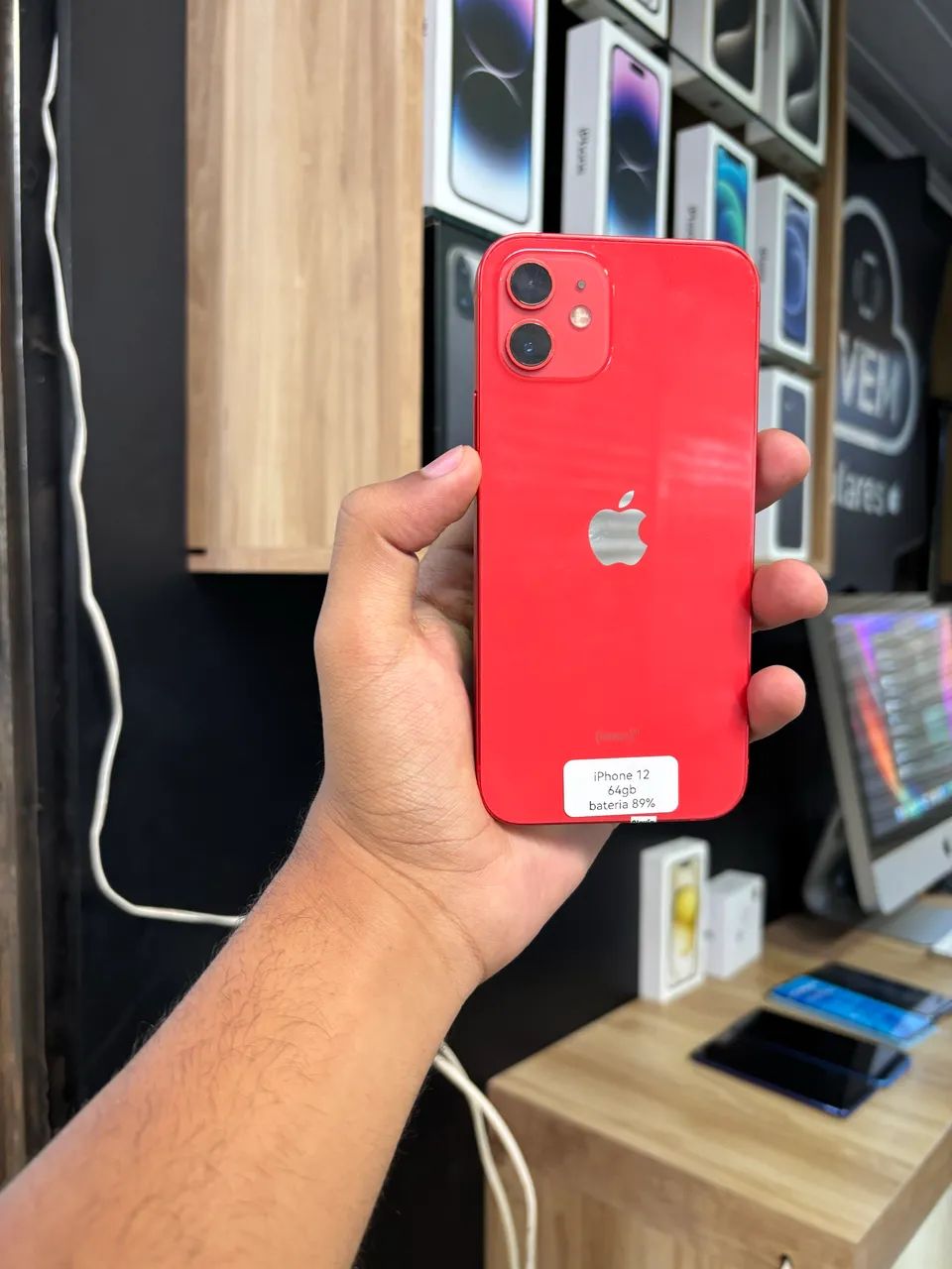 iPhone 12 64 gb vermelho 