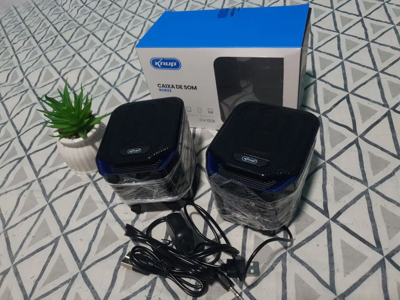 Caixa de Som Knupp para Computador, notebook 12w - Foto 4