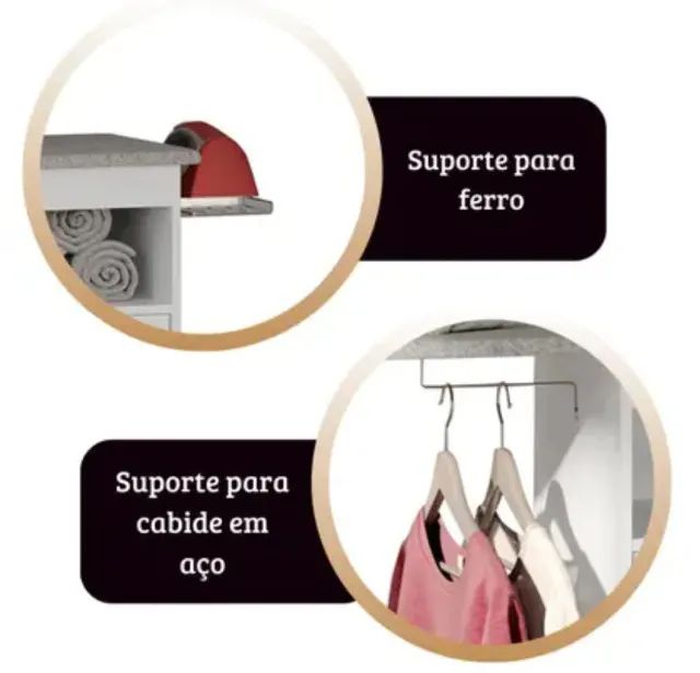 Armário Multiuso com Mesa de Passar Nova, Entrego  - Foto 5