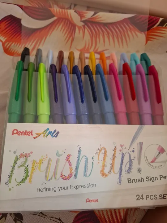 24 BRUSH SIGN PEN PENTEL