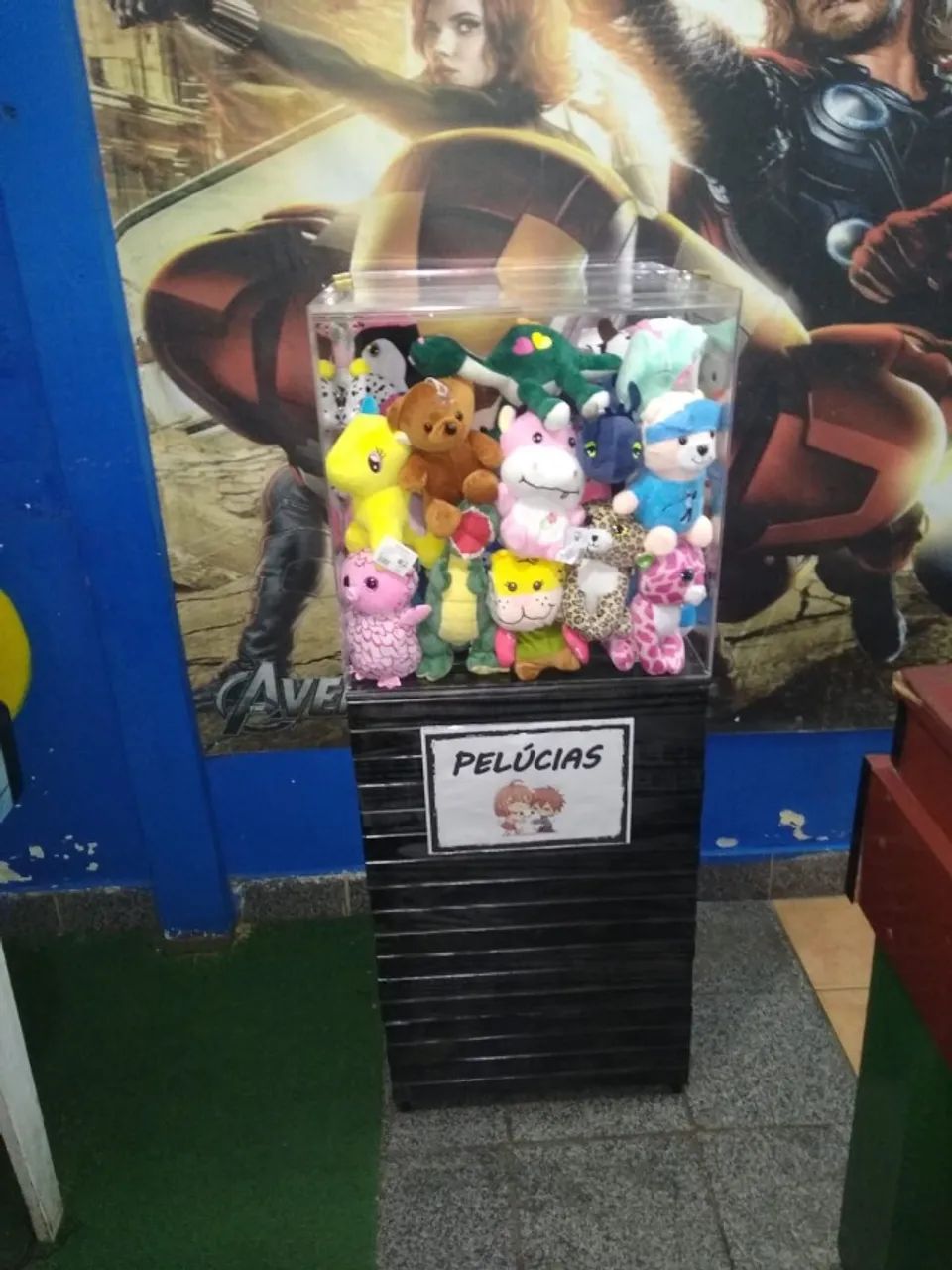 Expositor de pelúcias