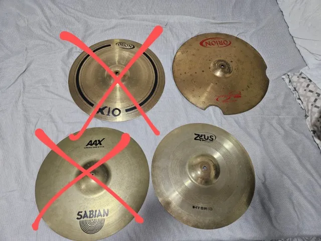Pratos de bateria