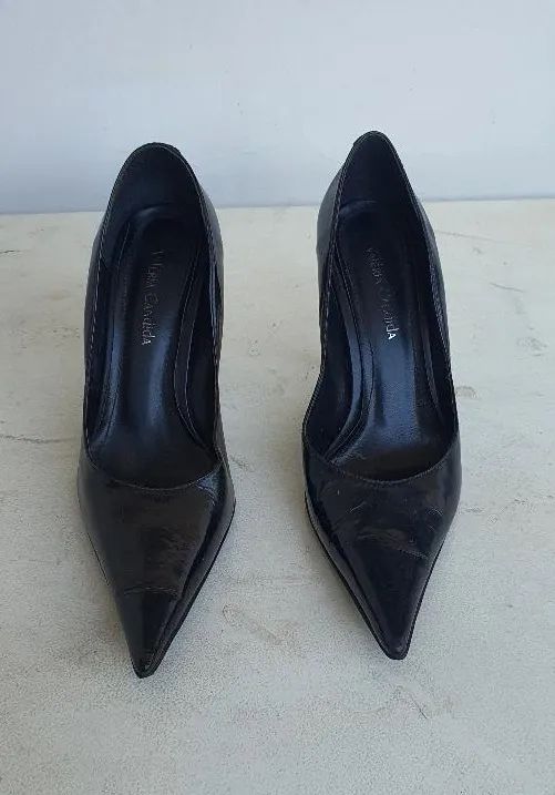 Scarpin verniz preto 35 - Foto 2