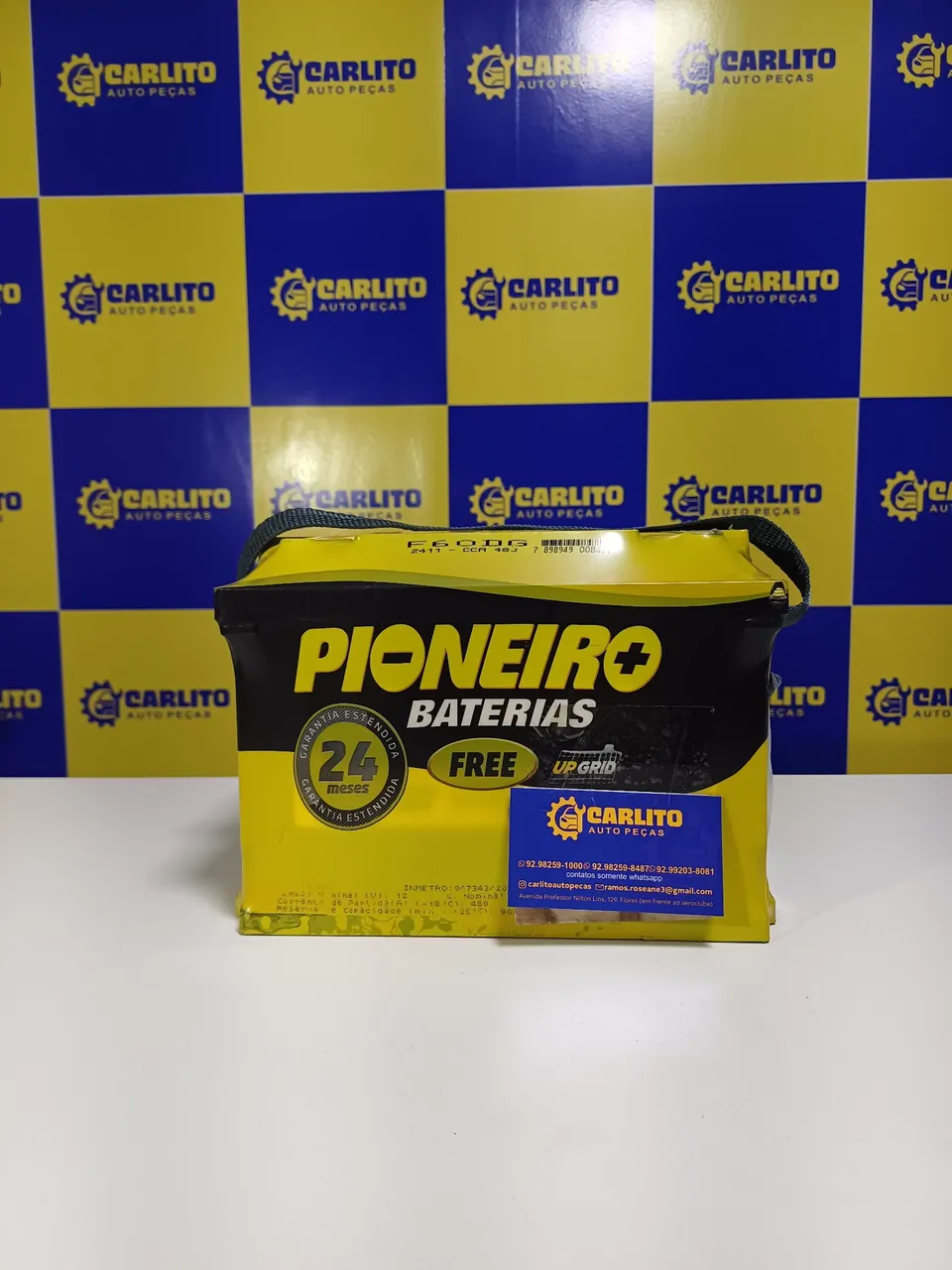 Bateria Pioneiro 60H 24 Meses de garantia