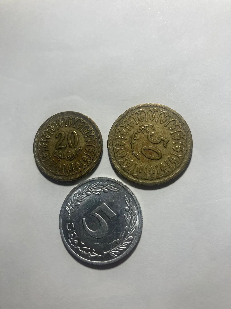 Conjunto de 8 Moedas da Tunísia. - Foto 5