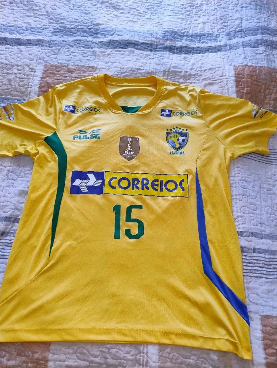 Camisa Brasil - Correios - Futsal - Nº 15 - Foto 3