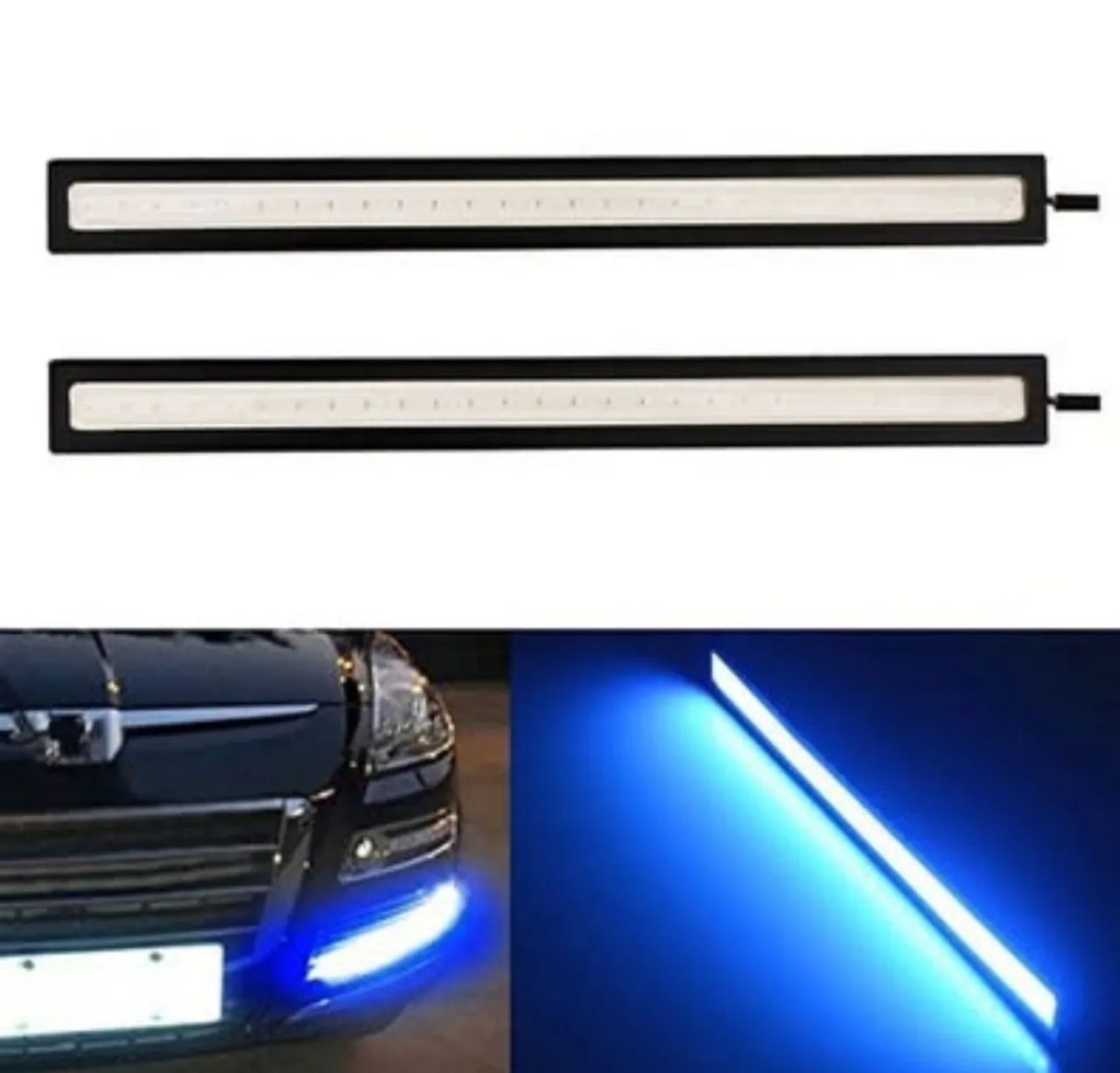 Barra de LED para carro - Iluminação azul
