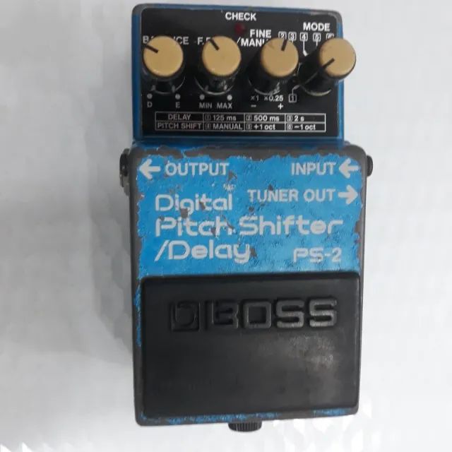 Pedal Boss Pitch Shifter Delay - PS-2 Japan - Instrumentos
