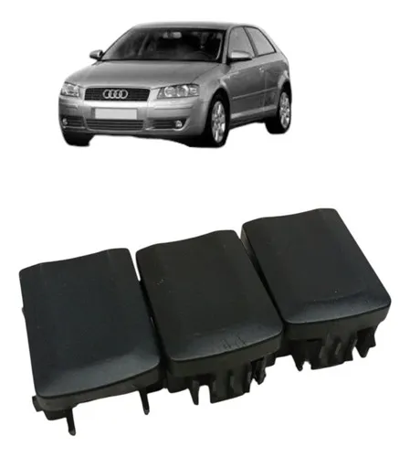 Kit Moldura Botão Falso Painel Audi A3 1999 2001