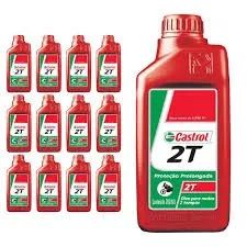 Óleo para Roçadeira Kit com 10 und Oléo Castrol 2T Chainsaw 500ML - Foto 2