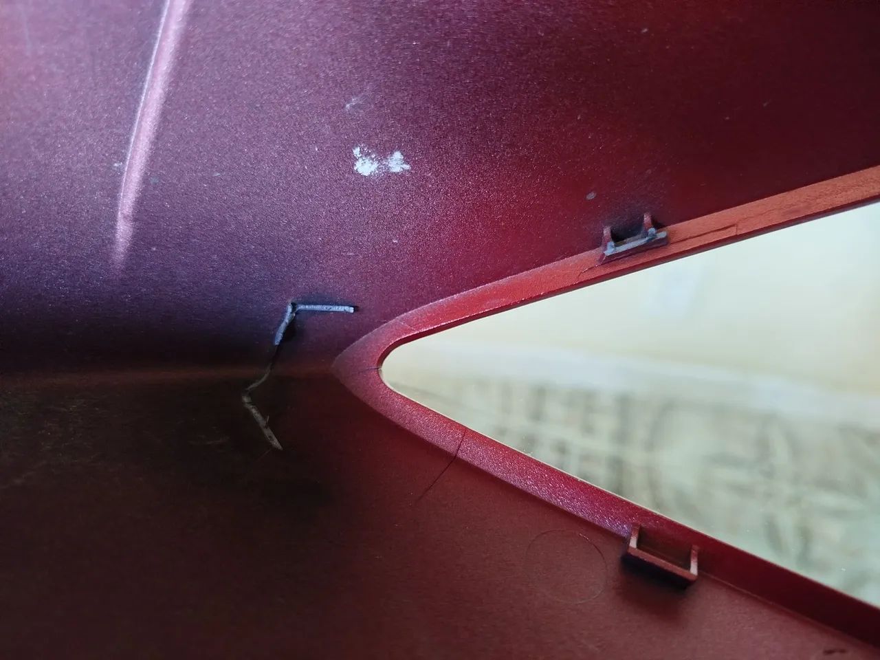 Paralama Dianteiro Honda Vermelho - Foto 3
