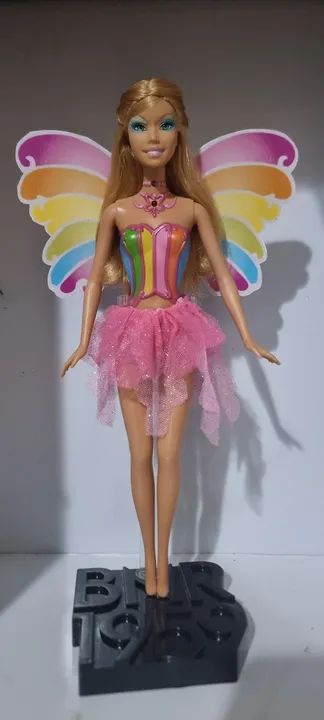 Boneca Barbie Elina fairytopia a magia do arco-íris fada do campo  - Foto 2