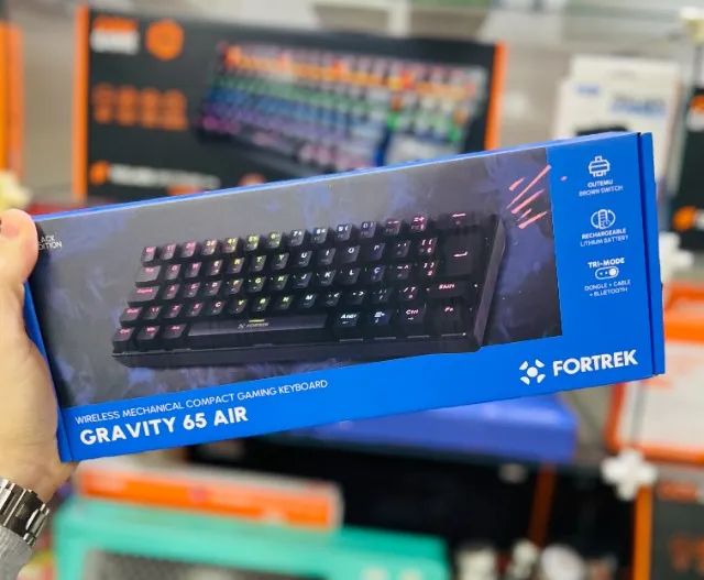 Teclado Mecânico Fortrek Gravity Air Conexão Trimode