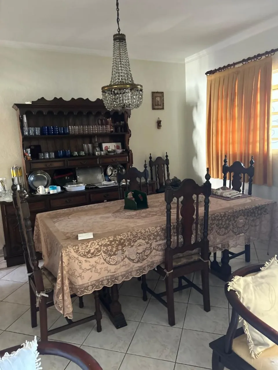 Sala de jantar antiga decada de 80
