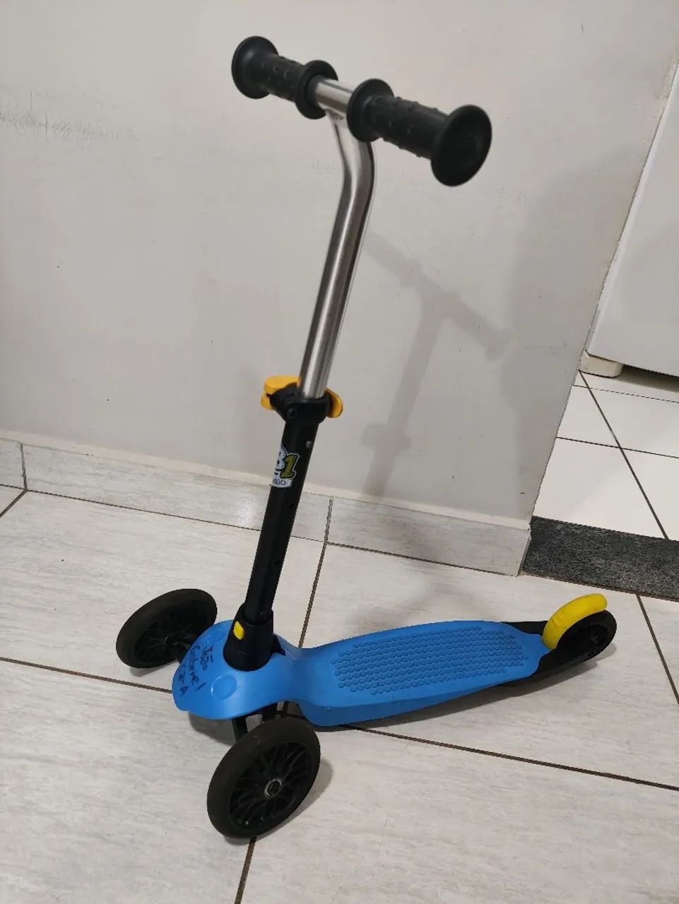 Patinete Infantil 3 Rodas Azul - Foto 2