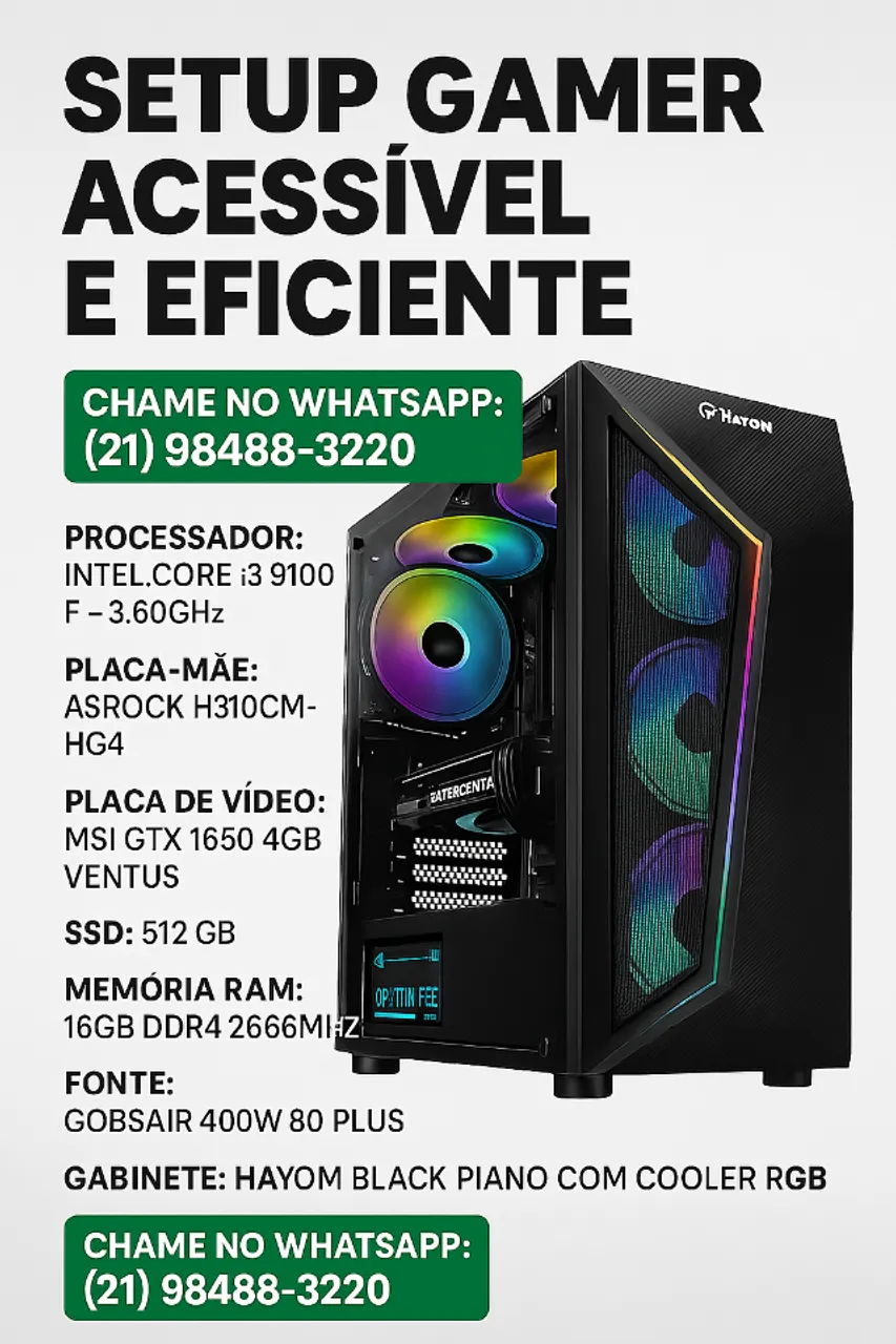 PC Gamer Intel Core I7 /Core I5 / Core I3 / Ryzen 7 / Ryzen 5 / Ryzen 3