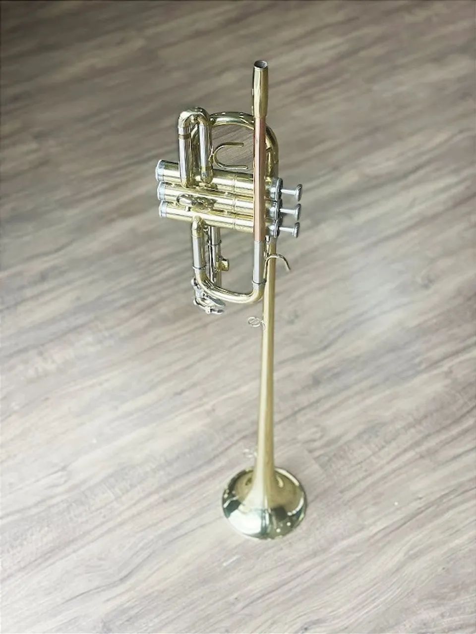 TROMPETE TRIUNFAL SCHIEFFER Bb (VITRINE) PARCELAMOS EM ATE 10X S/ JUROS # SCHTP-009 - Foto 2