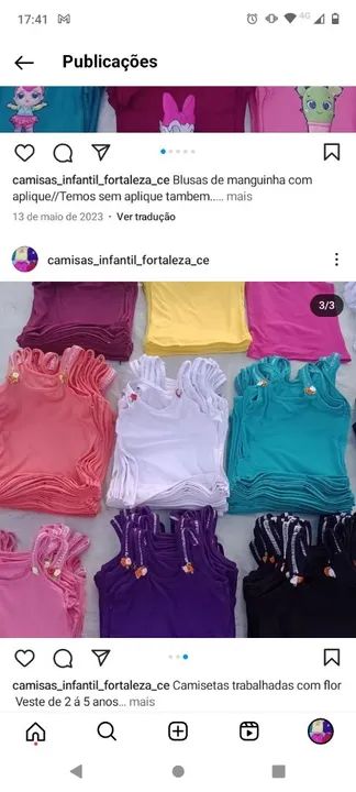 Blusas infantil  5 reais atacado - Foto 3