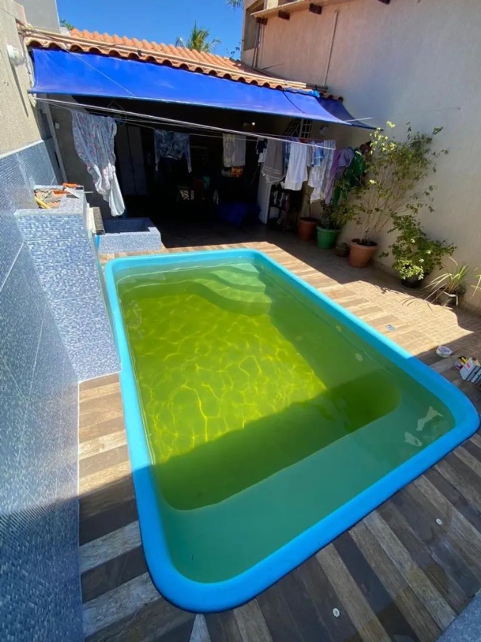 Piscina de fibra + instalação 