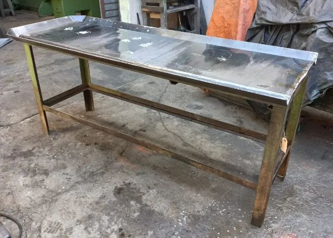 Bancada De Chapa 1/4 - 2130 X 810 X 930 Mm / -- 01029 Nc  - Foto 5