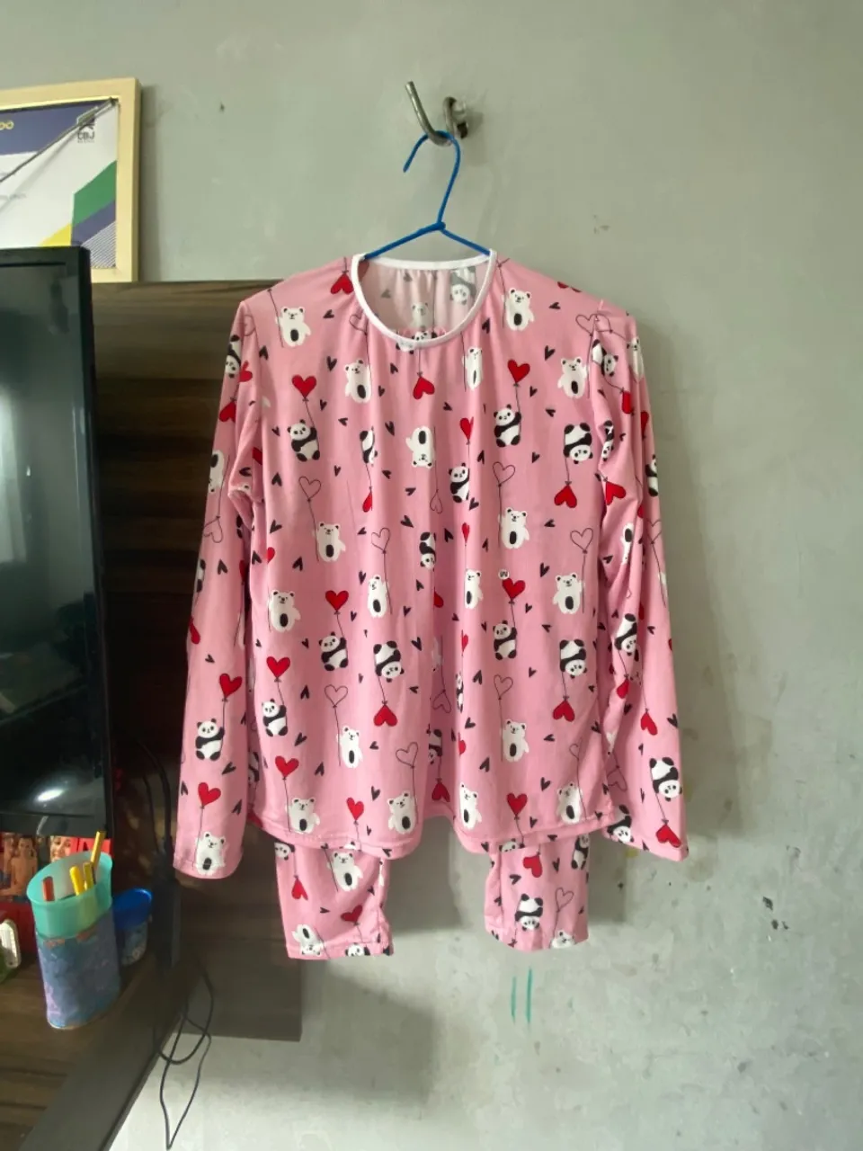 Pijama Panda Rosa