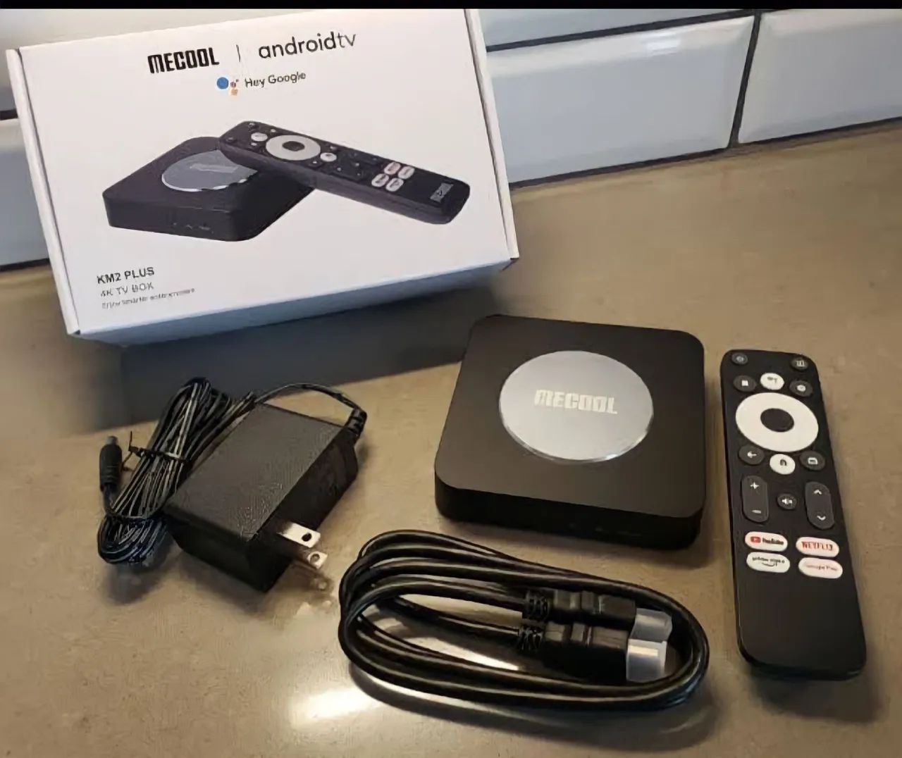 TV BO'X MECOOL KM2 PLUS 4K (Original lacrado) 90 dias de garantia  - Foto 4