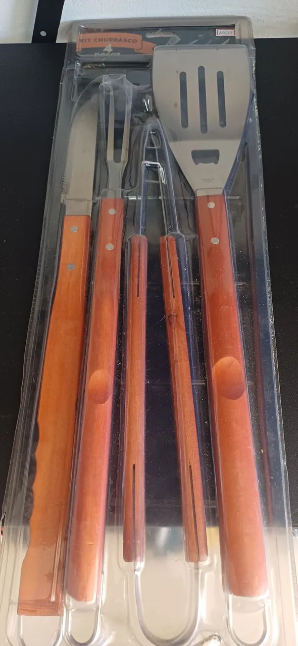 Kit Churrasco 4 Peças