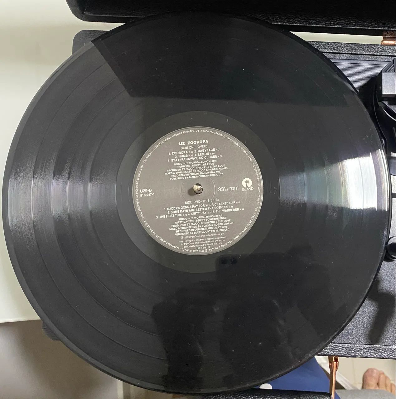 Disco de vinil U2 - zooropa - Foto 2