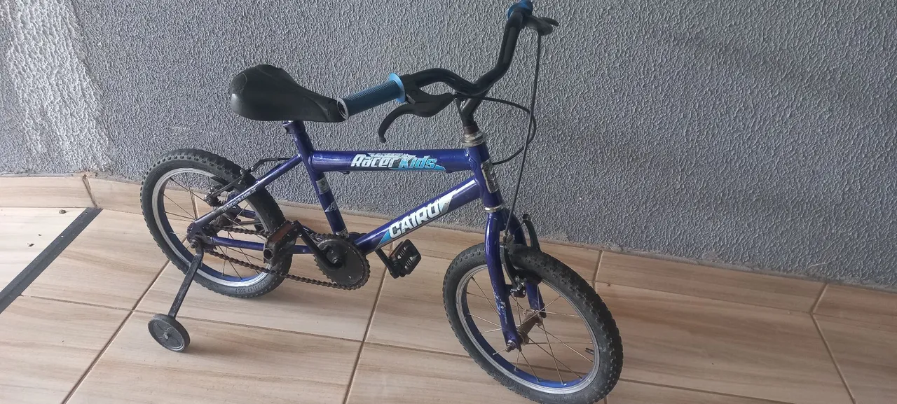 Bicicleta Infantil Aro 16 C/ Rodinhas - Racer Kids