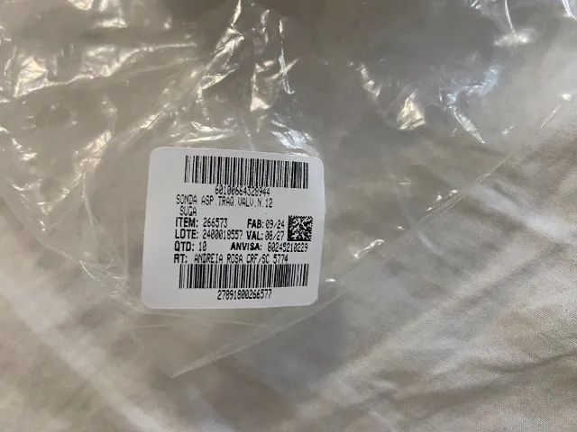 Sonda para aspiração traqueal, com válvula - Foto 3