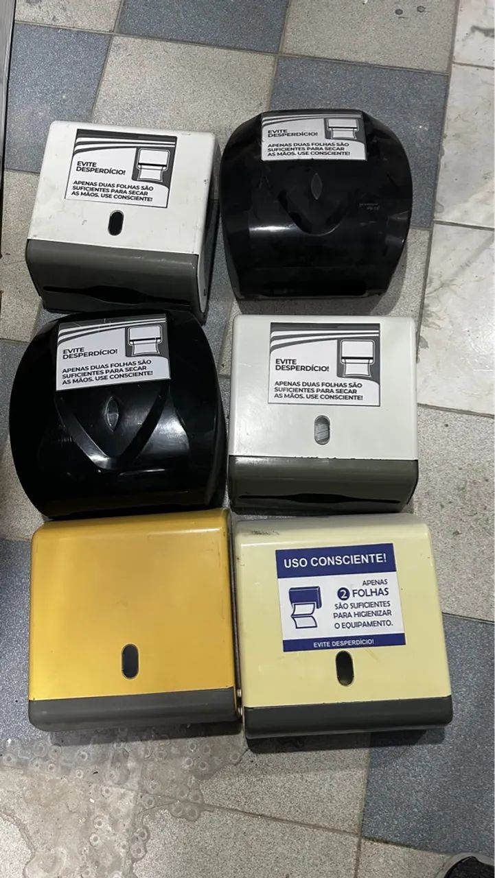 Dispenser - Papel toalha interfolhado - Foto 3