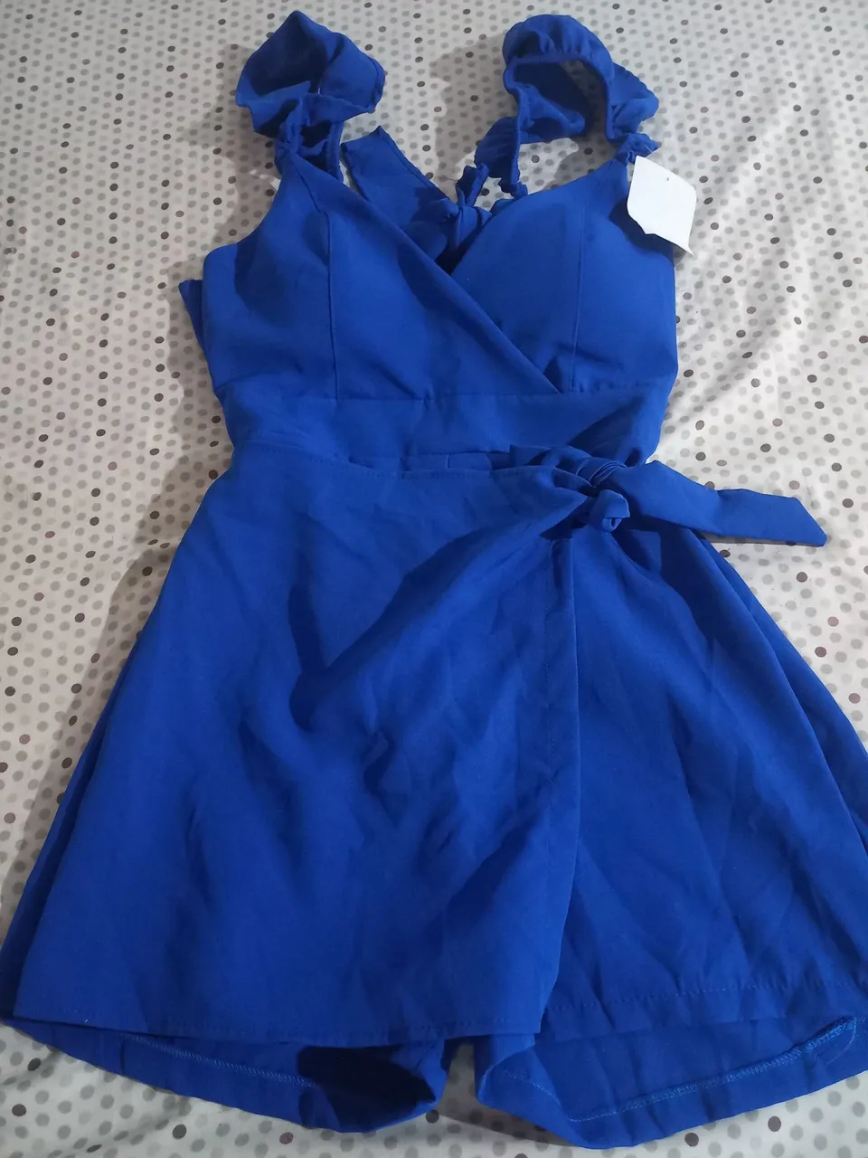 Macacão Azul Feminino com Detalhes