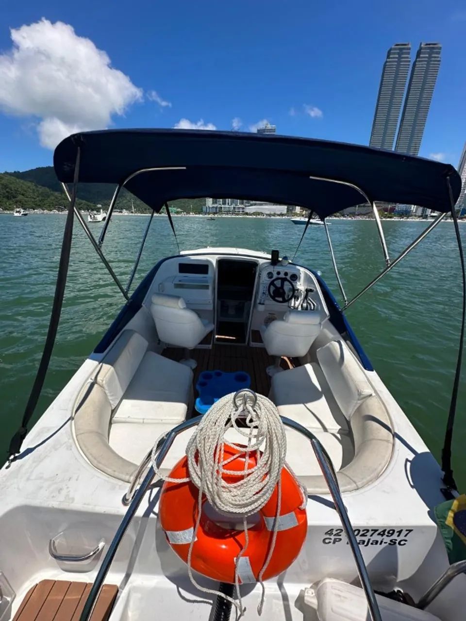 Vendo Lancha 21 pes, motor 150hp 2024, aceito oferta - Foto 3