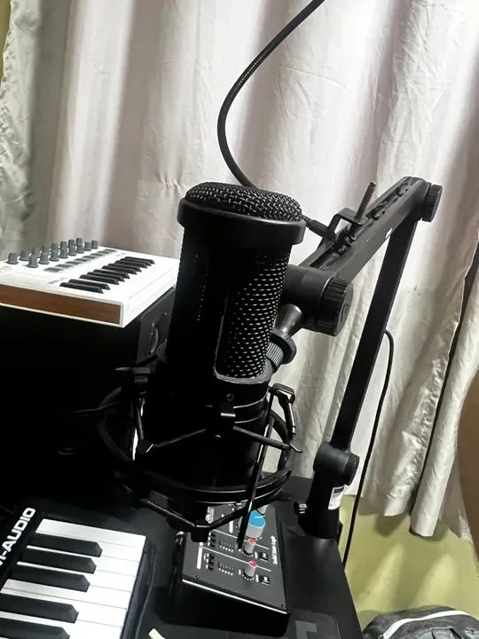 AT2020 Microfone Condensador para Gravação de Áudio - Foto 3