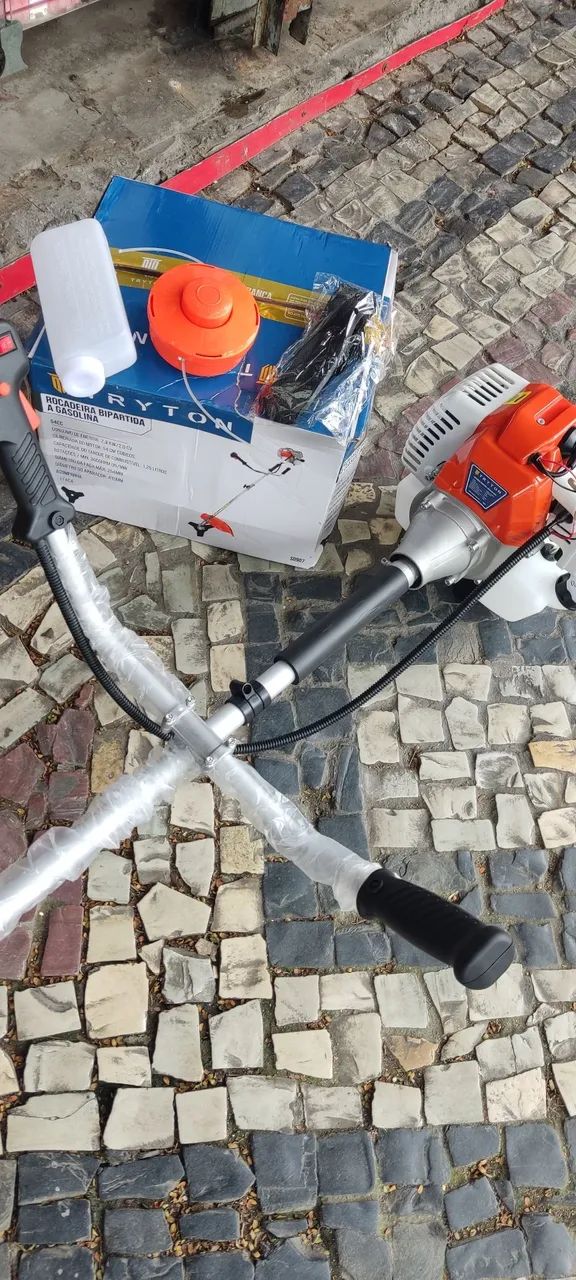 Roçadeira a Gasolina 2 Tempos - 65cc NOVA  - Foto 2