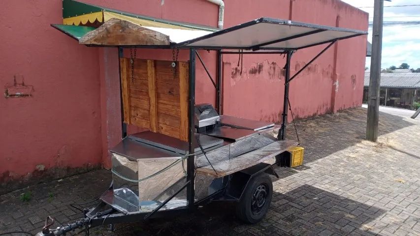 Carretinha com moenda de caldo de cana  - Foto 3