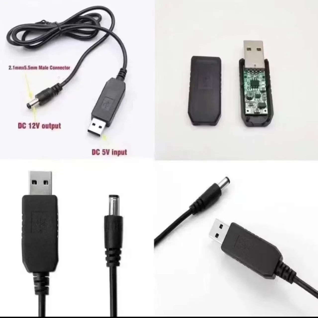 Adaptador de energia USB 5V 9V 12V - Foto 3