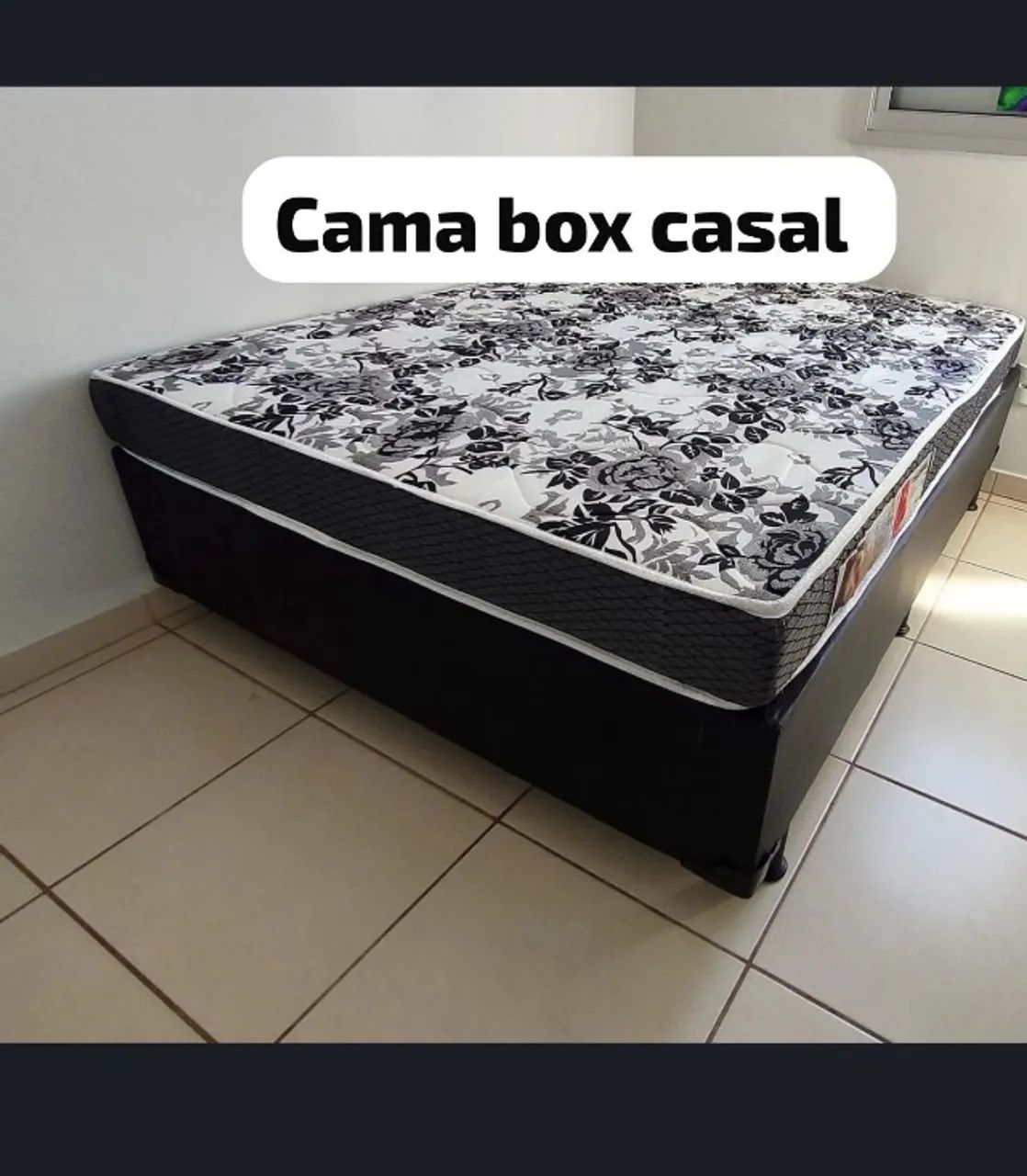 Cama box casal(novo) 