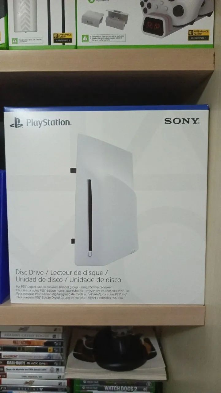 Leitor de disco PS5 slim e Pro 