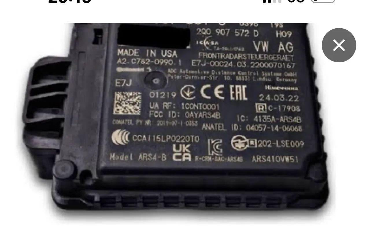 Sensor de Distância para VW Nivus/T-Cross 2Q0907561J - Foto 2